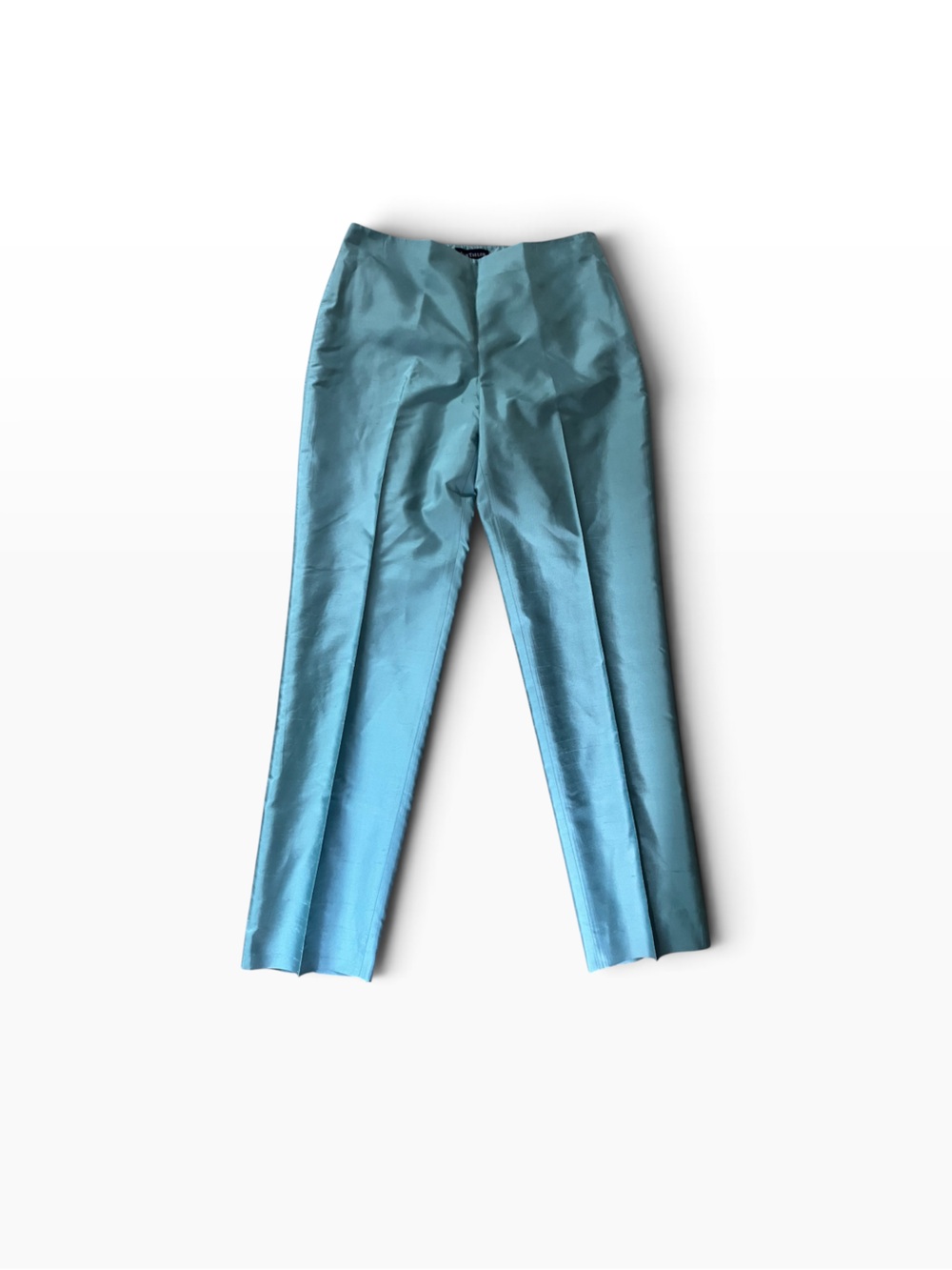 Ann Taylor 100% Silk Trousers in Beautiful Turquoise